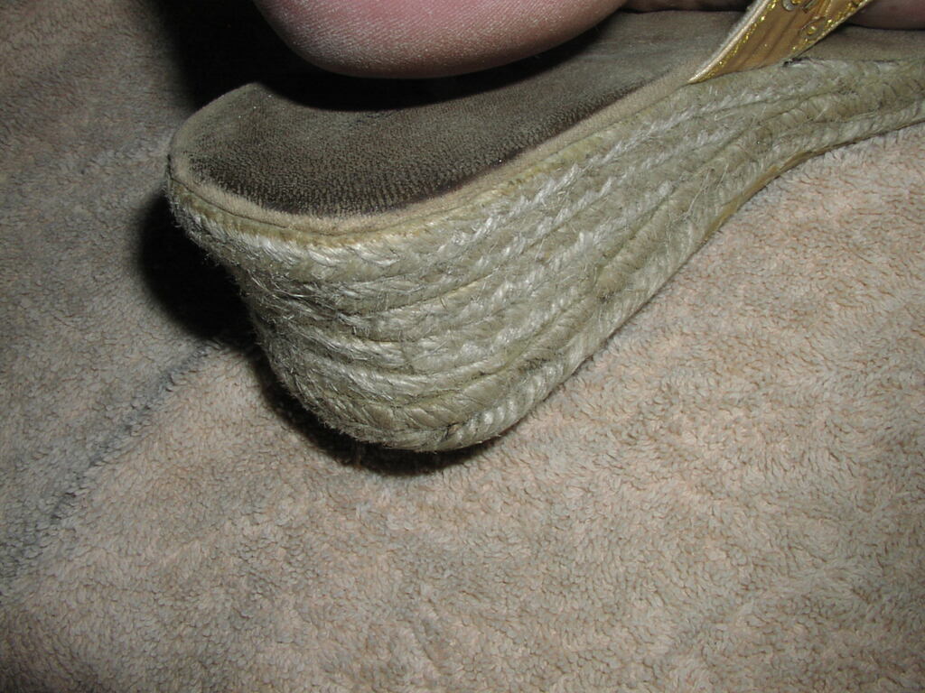 Well worn sandals