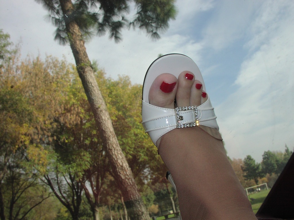 Heels and a pretty background